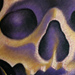 tattoo galleries/ - purple smoke skull